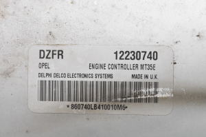 Opel Astra H (2004–2010) Engine control unit 12230740 - 3