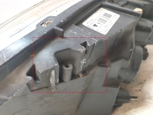 Citroen C4 (2004–2010) Scheinwerfer vorne 9646894080 - 4
