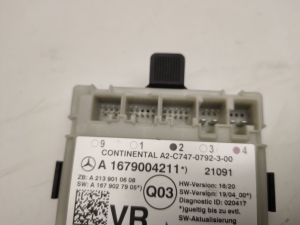 Mercedes Benz EQC N293 (2019–2026) Priekšējo durvju vadības bloks A1679004211 - 2