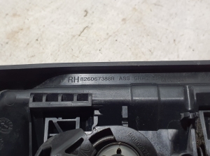 RENAULT Megane E-Tech CMF-EV (2022–2026) Rear side door exterior handle and its parts 826067388R - 2