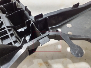 RENAULT Captur E-Tech I (2022–2026) Radiator support and its parts 625009824R - 4