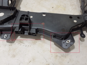 RENAULT Captur E-Tech I (2022–2026) Radiator support and its parts 625009824R - 5