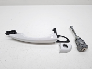 Front door external opening handle and its details - 9686897080