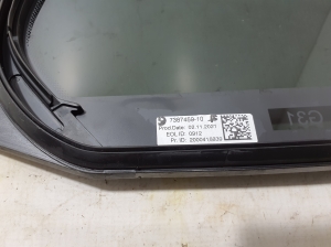 BMW 5 SERIES G31 (2017–2026) Tagumise külgukse kolmnurkklaas 7387459 - 3