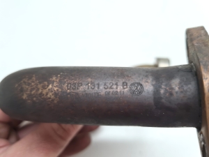 Skoda Superb (2008–2015) EGR valve pipe 03P131521B - 2