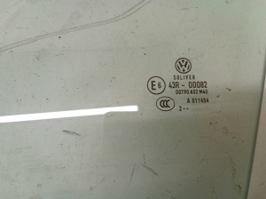 Volkswagen Passat B7 (2010–2014) Priekšējo durvju stikls 43R00082 - 2