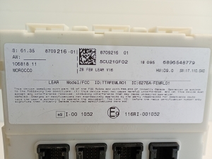 BMW 3 SERIES F30 (2011–2018) Control unit 8709216 - 3