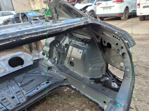 Mercedes Benz C-Class 206 (2021–2026) Aizmugurējais spārns un tā detaļas A2066308401 - 4