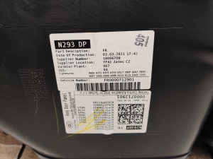Mercedes Benz EQC N293 (2019–2026) Priekšējo durvju apšuvums A2937201805 - 5