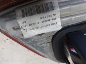 BMW 3 SERIES E92 (2006–2010) Rückleuchte Heckleuchte innen 63217162300 - 6