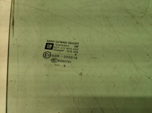 Opel Meriva (2010–2017) Esiukse klaas 43R000016 - 2