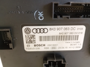 AUDI A4 B8 (2007–2016) Comfort control module 8K0907063DC - 2