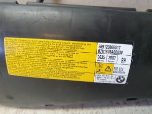 BMW 3 SERIES E92 (2006–2010) Priekšējā sēdekļa drošības spilvens 869120866017 - 3