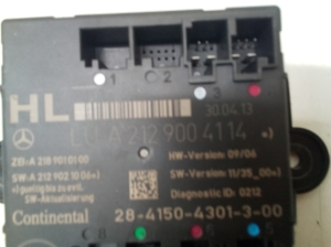 Mercedes Benz C-Class 204 (2007–2014) Rear side door control unit A2129004114 - 3
