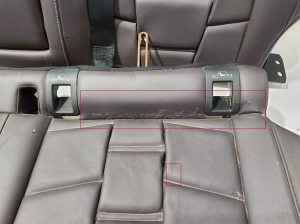 NISSAN Qashqai (2013–2021) Rear seat and its components - 4