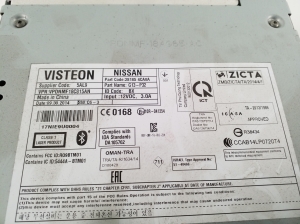 NISSAN Qashqai (2013–2021) Radio (head unit) 281854CA0A - 2