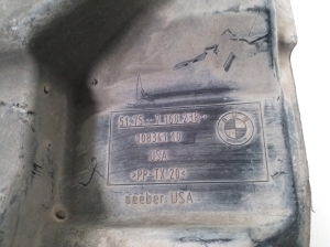 BMW X6 E71 (2008–2014) Unterbodenschutz vorne 7160238 - 3