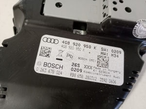 AUDI A6 C7 (2011–2018) Kombiinstrument 4G8920950K - 4