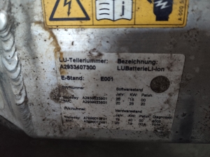 Mercedes Benz EQC N293 (2019–2026) Akumulators A2933407300 - 5