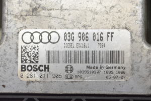 AUDI A3 8P (2003–2012) Engine control unit 03G906016FF - 3