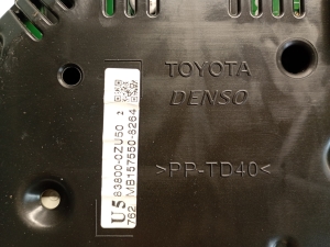 TOYOTA Auris E18 (2012–2018) Instrument cluster 838000ZU50 - 3
