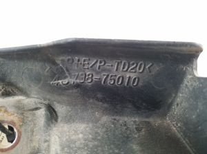 LEXUS CT 200h ZWA10 (2010–2017) Rear underbody shield 4873875010 - 3