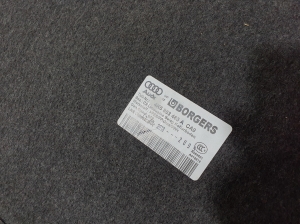 AUDI A6 C8 (2018–2025) Trunk carpet 4K5863463A - 2