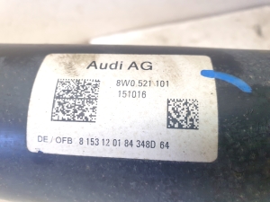 AUDI A4 B9 (2015–2026) Kardanwelle 8W0521101 - 3