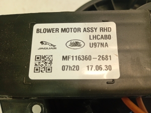 Jaguar XE (2015–2026) Salongi puhuri mootor MF1163602681 - 3