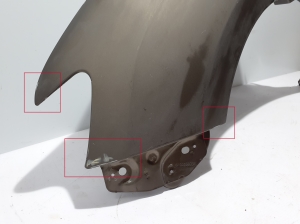 Dacia Logan II (2012–2026) Front fender 631015695R - 2