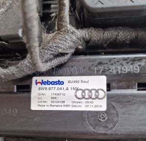 AUDI RS4 (2017–2026) Schiebedach und seine Teile 8W9877041 - 3