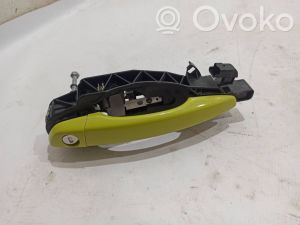 Front door external opening handle and its details