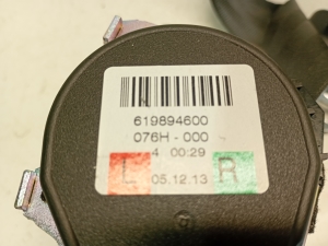 VOLVO V40 (2012–2019) Sicherheitsgurt hinten 619894600 - 5