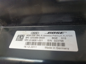 AUDI A7 (2010–2018) Speaker 4G9035382A - 6