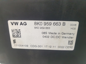 AUDI A7 (2010–2018) Spannungswandler 8K0959663B - 3