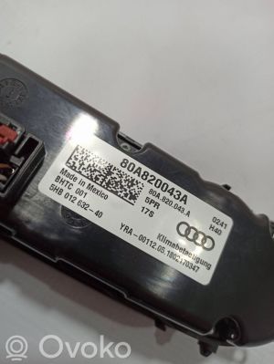 AUDI Q5 (2017–2026) Heater control panel 80A820043A - 2