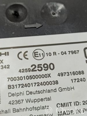 Opel Mokka (2012–2020) Control unit 42592590 - 2