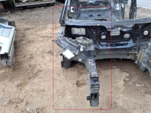Mercedes Benz EQS 297 (2021–2026) Eesmine tugijalg A2976204202 - 2