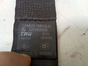 Mercedes Benz R-Class 251 (2006–2017) Tagumine turvavöö A2518600085 - 5