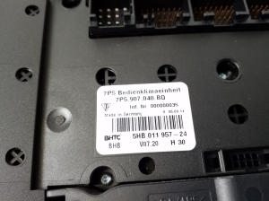 Porsche Cayenne (2010–2017) Heater control panel 7P5907040BQ - 2
