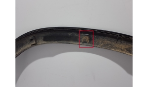 Mercedes Benz GLE-Class 167 (2019–2026) Front fender molding A1678854700 - 3