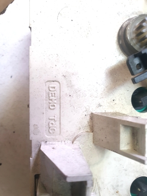 Heater control panel - 599540000