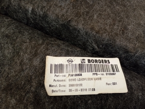 Opel Astra K (2015–2021) Trunk carpet 39103806 - 4