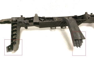 Opel Vivaro B (2014–2019) Schlossträger und seine Teile (Frontmaske) 93868911 - 5