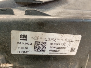 Opel Astra K (2015–2021) Esituli 39158008 - 2