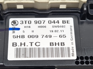 Skoda Superb (2008–2015) Heater control panel 3T0907044BE - 2