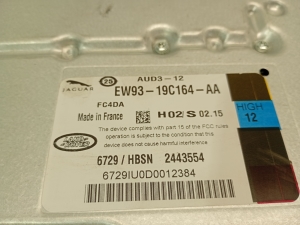 Jaguar XF (2008–2016) Audio amplifier EW9319C164AA - 3