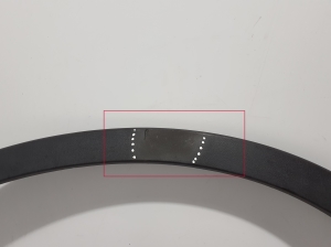 VOLVO XC40 (2017–2026) Front fender molding 31448324 - 3