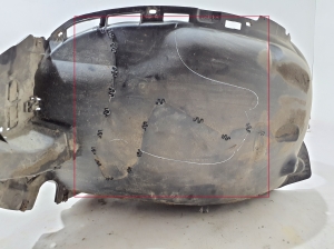 Skoda Octavia III (2013–2019) Front wheel arch liner 5E0809958D - 2