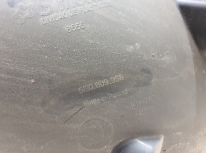 Skoda Octavia III (2013–2019) Front wheel arch liner 5E0809958D - 4
